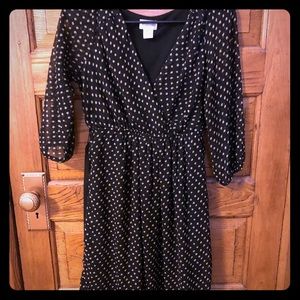 Motherhood Maternity sheer chiffon overlay dress